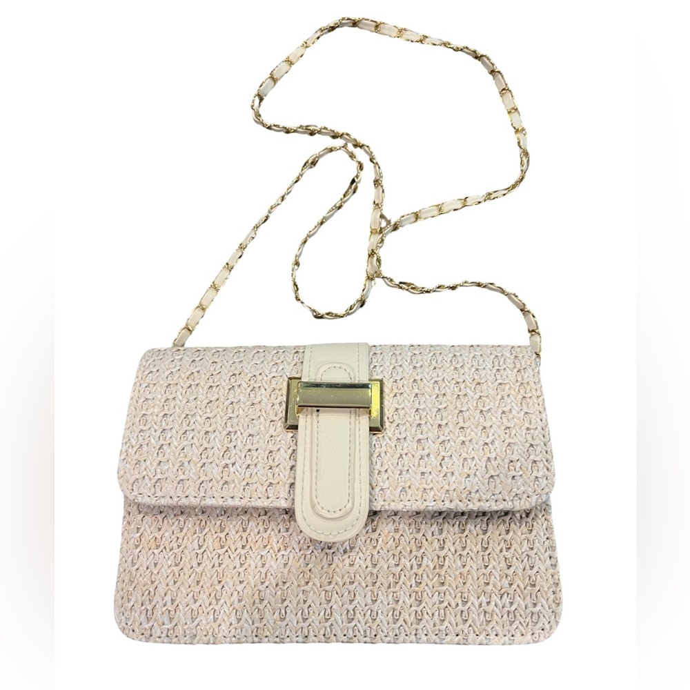 Woven shoulder bag